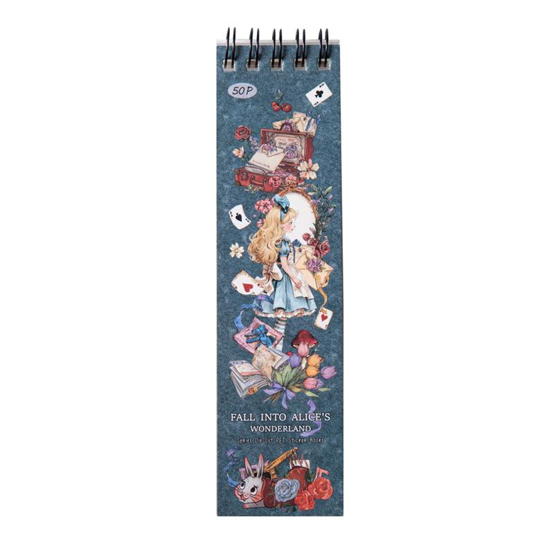 50pcs/1lot Kawaii Stationery Stickers Falling into a fantasy realm Junk Journaling Scrapbooking for stickers Scrapbook