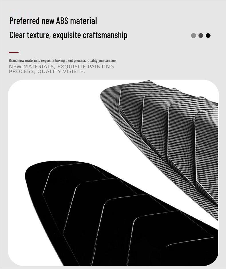 BMW 4 Series F36 (2014-2020) Rear Window Louver Sticker - Exterior Modification Accessory