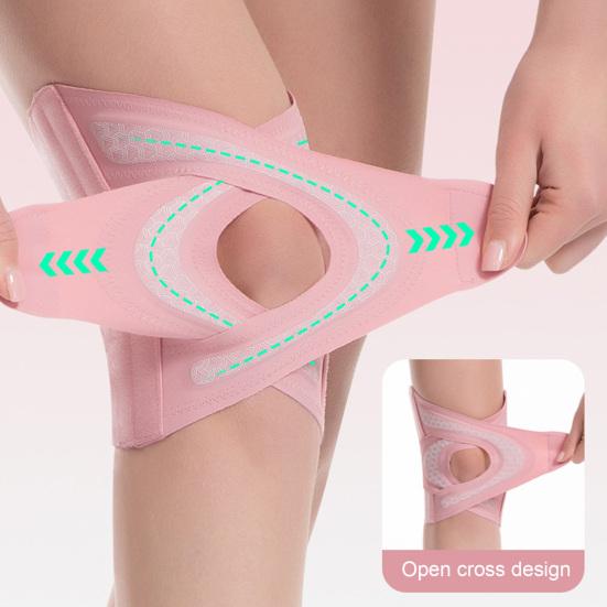 Наколенник для мужчин и женщин, регулируемый компрессионный наколенник с боковыми пружинами