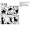 Indoor Seasonal Glass Art 6 Sheets/Set Black Cat Window Stickers, Adhesive Free Static Clings, No Residue Holiday Decorations Halloween Bat