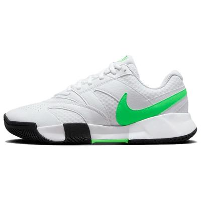 Court Lite 4 White Poison Green Женские кроссовки Черные FD6575-105