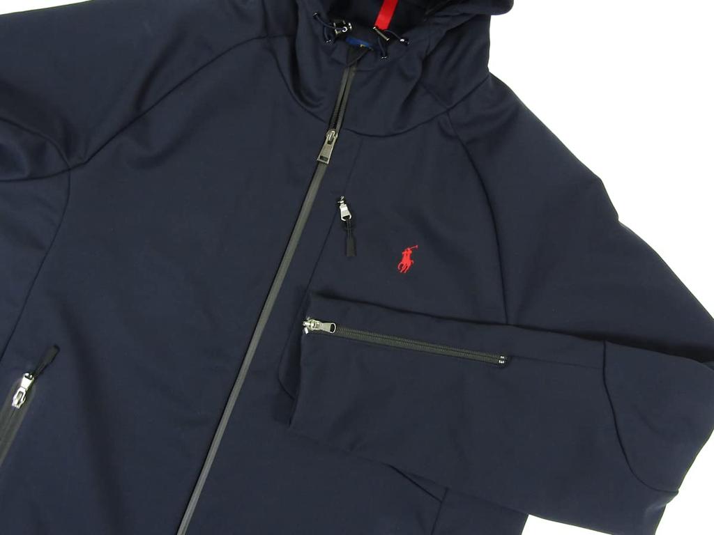 POLO RALPH LAUREN Softshell Windbreaker Size 0101946 Men's Jacket/Hoodie, L, Navy,