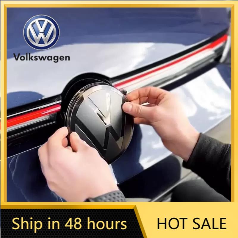 XJBRL1 For VW Volkswagen Jetta MK5 Golf Mirror Logo Car Front Grille Emblem Rear Trunk Cover Badge Sticker For Volkswagen VW 15-18/19-2