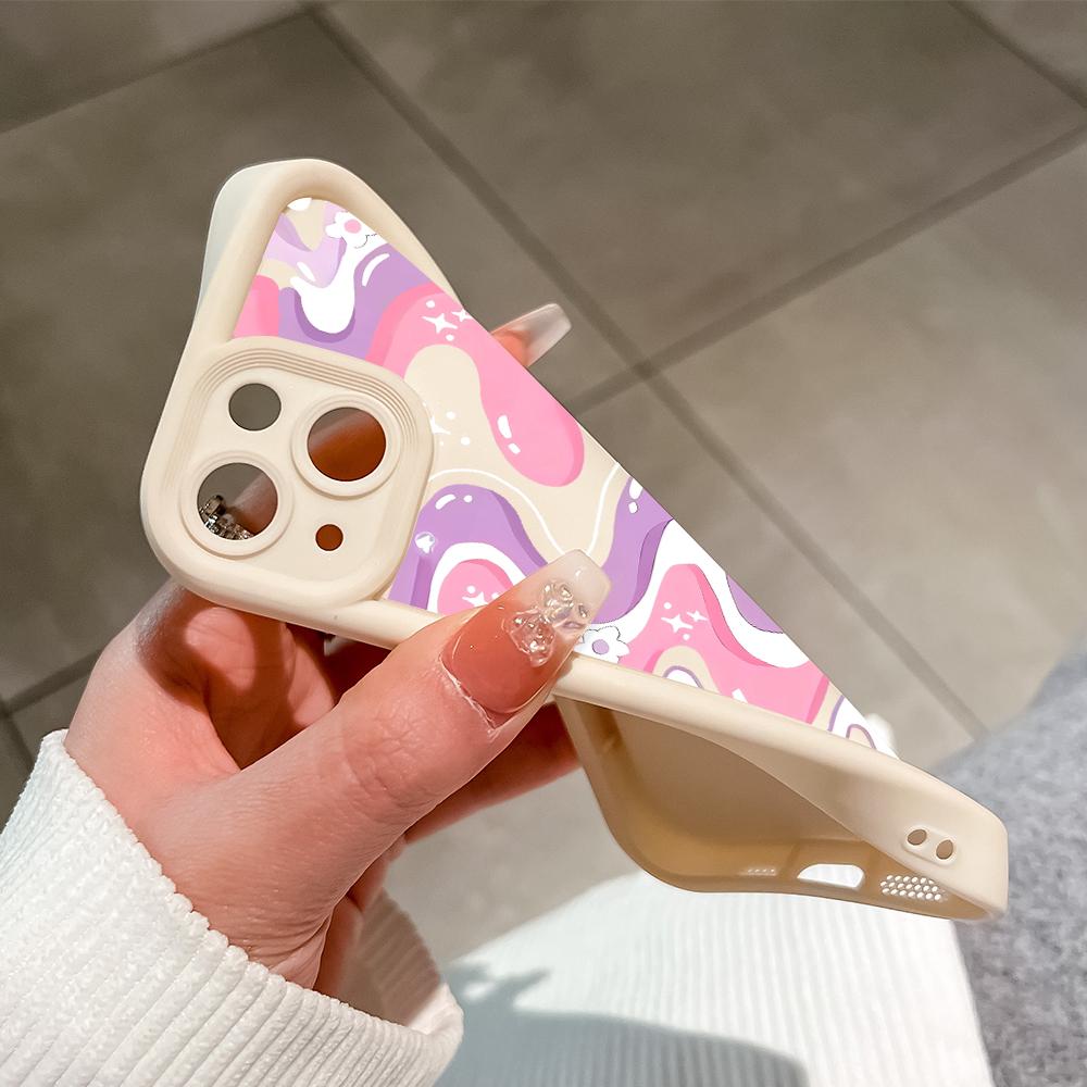 Мягкий силиконовый квадратный чехол с рисунком лестницы для телефона, полное покрытие, противоударный защитный резиновый чехол для камеры для Xiaomi Redmi