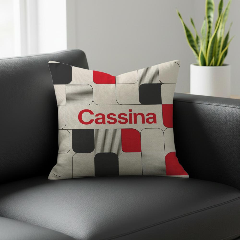 Brand Cassina Cushion Cover Natural Linen Pillowcase Set AllinOne Decor for Sofa Bedroom Chair