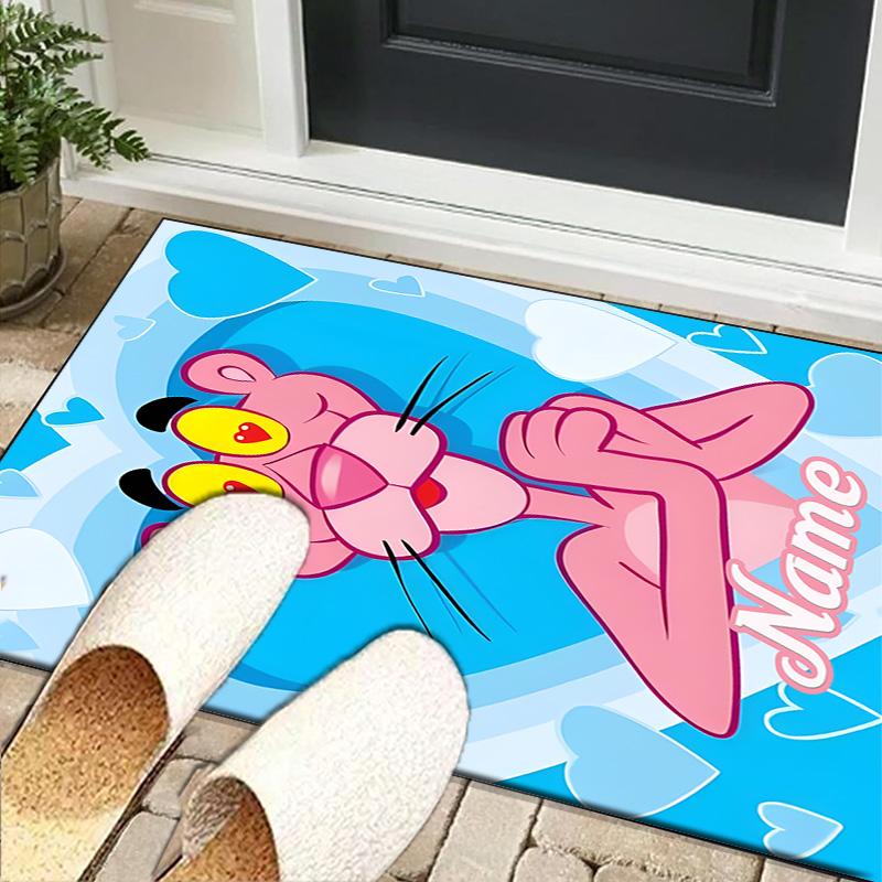 1PC Custom Name Panther Carpet Game rug Area Rug Suitable for Kitchens, Homes, Offices, Living Rooms,Home Decor,Birthday Gift