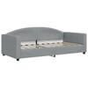 Daybed Light Grey 90x190 cm Fabric