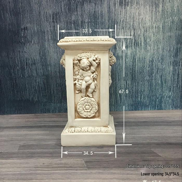 Свадебная золотая римская колонна подставка для цветов – Европейская полосатая трофейная стекловолоконная декорация