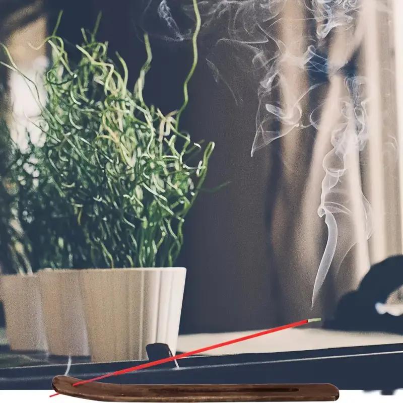 50 палочек в коробке Натуральные ароматические специи для помещений Сандаловое дерево Чистый воздух Курильницы для благовоний Ароматерапия Ароматные специи Свежий воздух