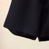 Women's Elegant White High-Waisted A-Line Wide-Leg Shorts, Summer 2026 Collection