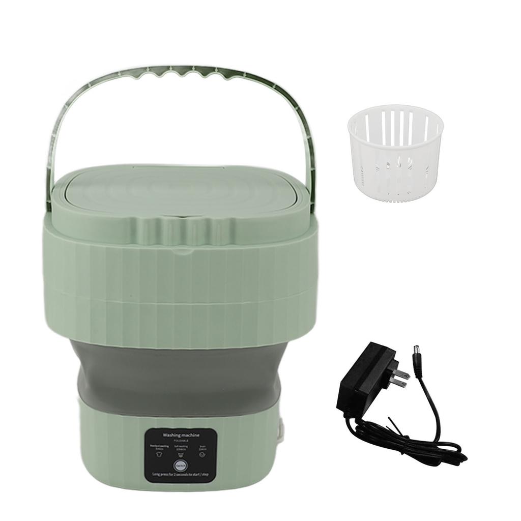 Portable Washing Machine 9L 10W Foldable Bucket Washer Low Noise Mini Washer 100?240V for Underwear