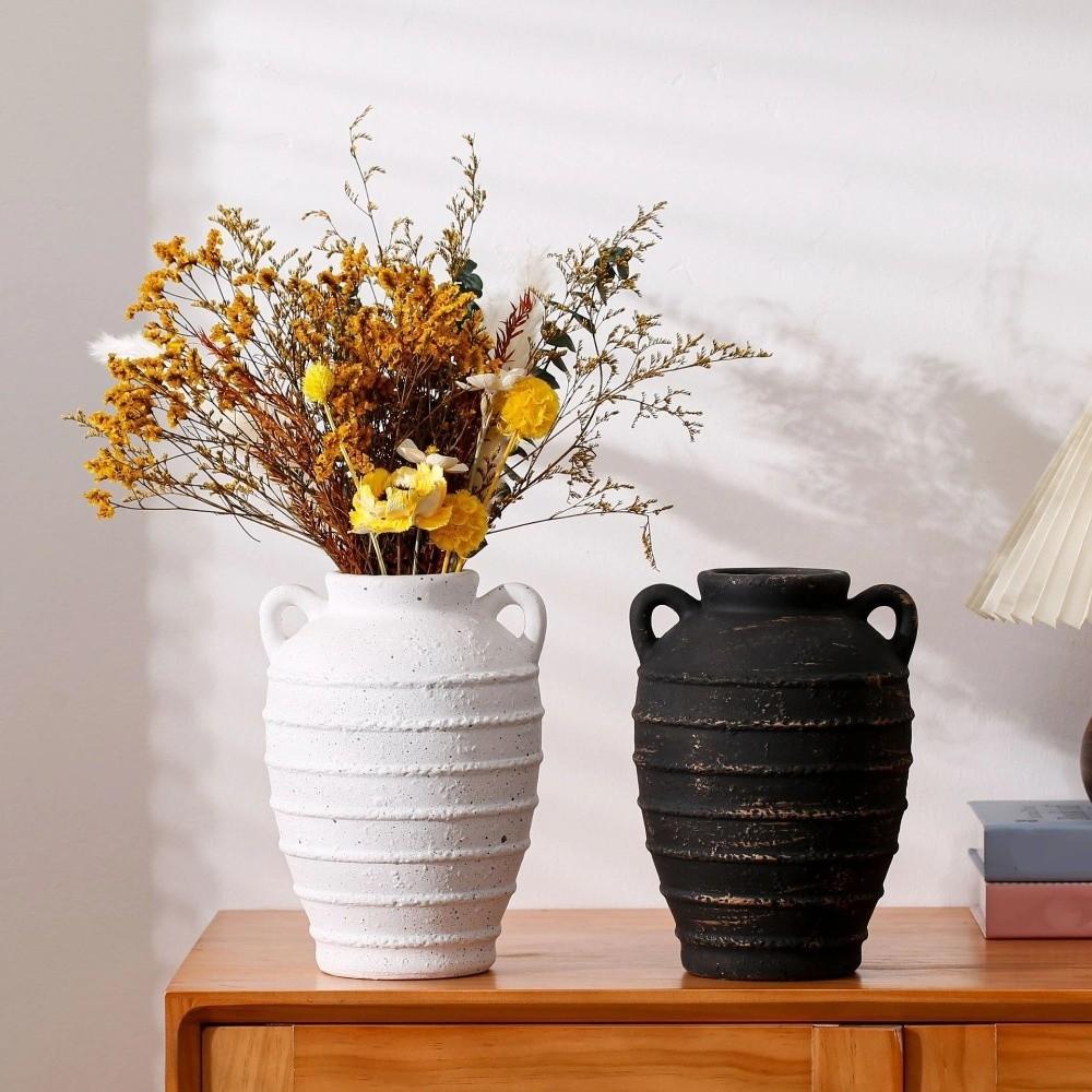 Modern Antique Ceramic Vase Artistic Hydroponic Vase Plant Pot Ornament Home Decor