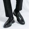 Brogue Men's Formal Leather Shoes Trendy Youth Design Style Outdoor Leisure Business Party Daily Office Wedding Shoes 38-46