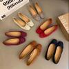 Fashion Bailamos Womwn Flats Ladies Flat With Shoes Slides Round Toe Female Butterfly-Knot Shallow Women Ballet Flats Shoes Mujer