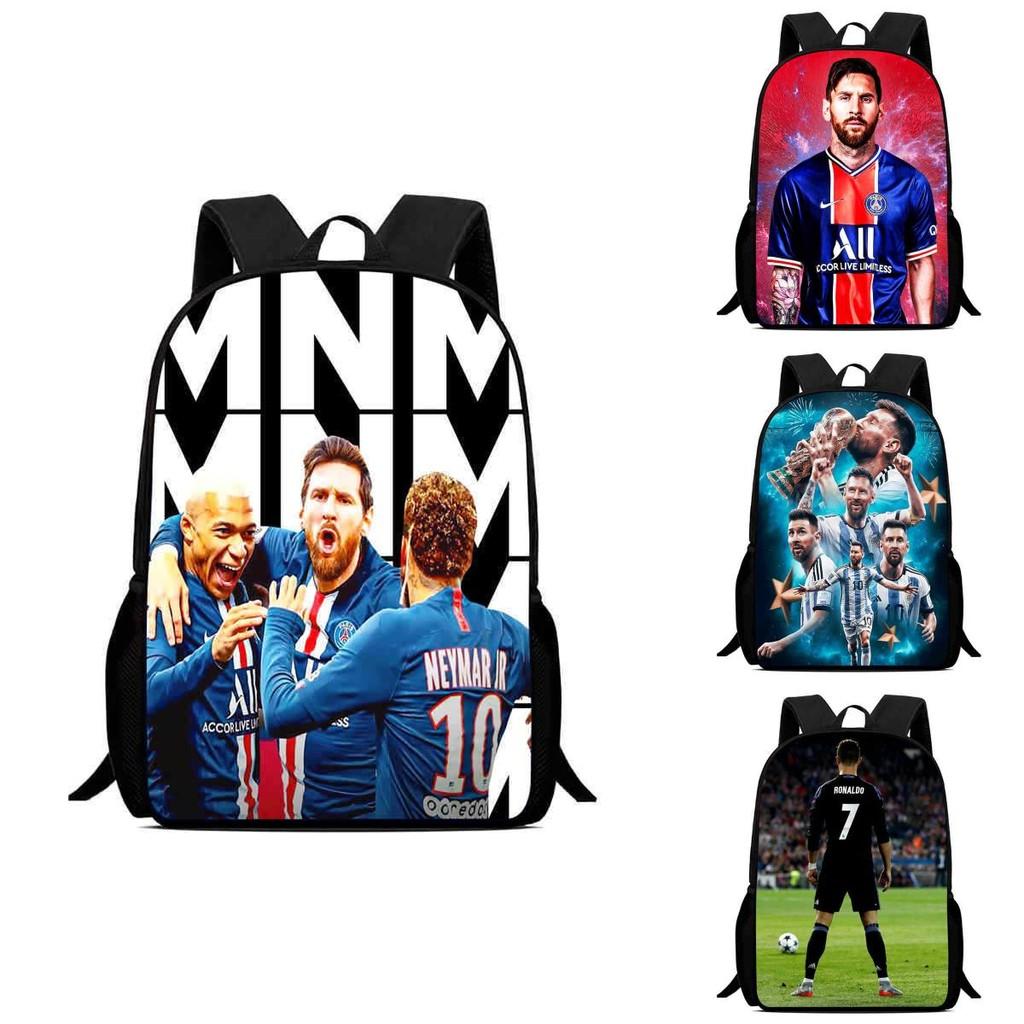 Криштиану Лионель Месси Роналду Неймар Рюкзак с узором футбольной звезды Детский