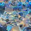 50Pcs/Set Laser Blue Outer Space Series 01 Stickers DIY Fashion Waterproof Doodle Decals Stickers