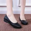 2025 New Flat Women's Shoes Plain Soft Leather Soft Sole Fashion Pointed Shoes Flat Spring and Autumn Single Shoes Boat Shoes Ladyshoes