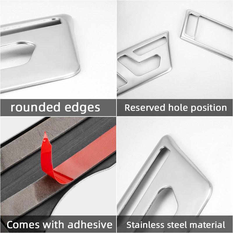 For Mercedes Benz GLK X204 2008-2015 Car Door Trim Inner Door Bowl Handle Cover Patch Seat Adjustment Button Sticker Accessories