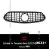 Решетка радиатора Mercedes-Benz GLC 2023-2024 X254 в стиле GT, сетчатая решетка бампера