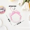 Kawaii Cat Ear Bow Lace PVC Badge Holder for 58mm Pin Badge Japanese Anime Game Baji Cover Pain Bag Backpack Key Chain Pendant