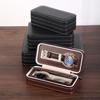 1pc,Vintage Watch Storage Box, PU Leather High-end Watch Box, Zipper Box, Portable Jewelry Box, Compact Display Box