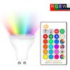 GU10 Светодиодная лампа RGB 8 Вт RGBW RGBWW GU10 Светодиодный прожектор 220 В 110 В RGB Лампа Bombillas Led GU 10 16 цветов с пультом дистанционного управления
