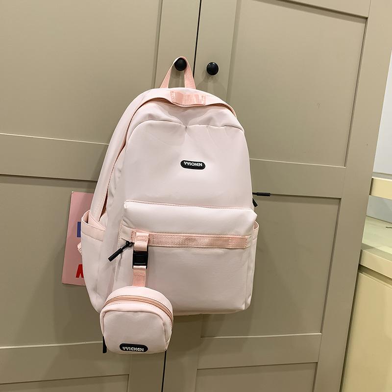 Японский повседневный стиль школьная сумка женская, большой вместимости рюкзак для учеников младших классов средней школы нишевый дизайн дорожный рюкзак мужской