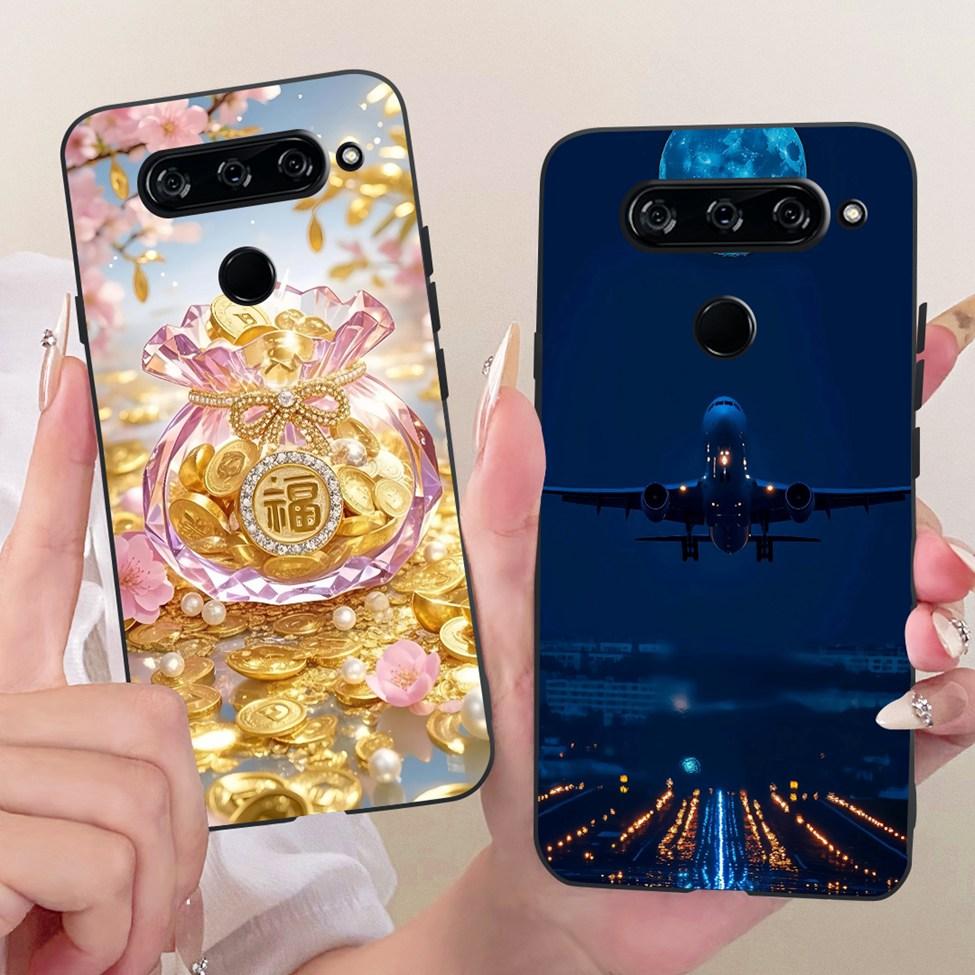 Чехол для телефона для LG V40 ThinQ Чехол Эстетичный Милый Модный Забавный Расписной Корпус для LG V40 ThinQ V405 LM-V405 LM-V409N