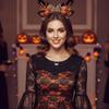 Милая Halloween-ободок для волос Плюшевый ободок-паутина Модный party-обруч для волос Аксессуары для волос