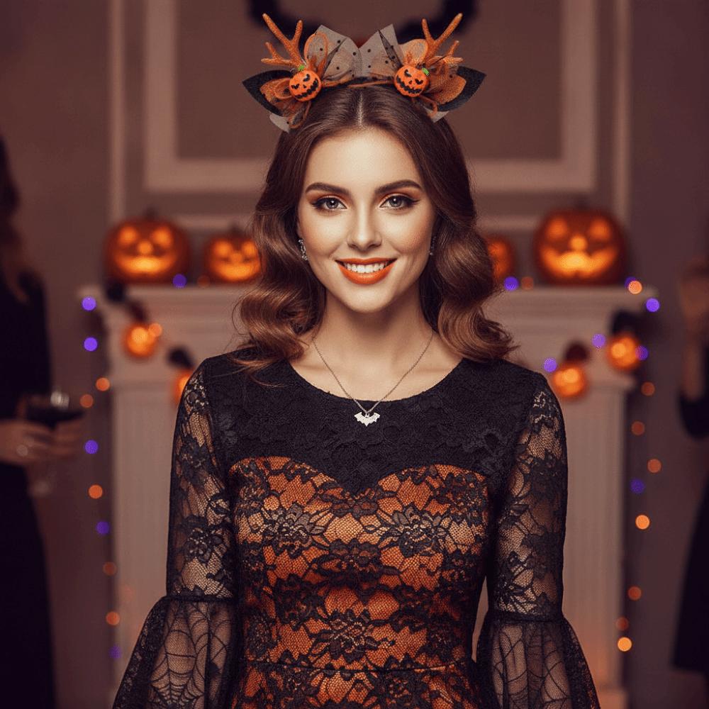 Милая Halloween-ободок для волос Плюшевый ободок-паутина Модный party-обруч для волос Аксессуары для волос