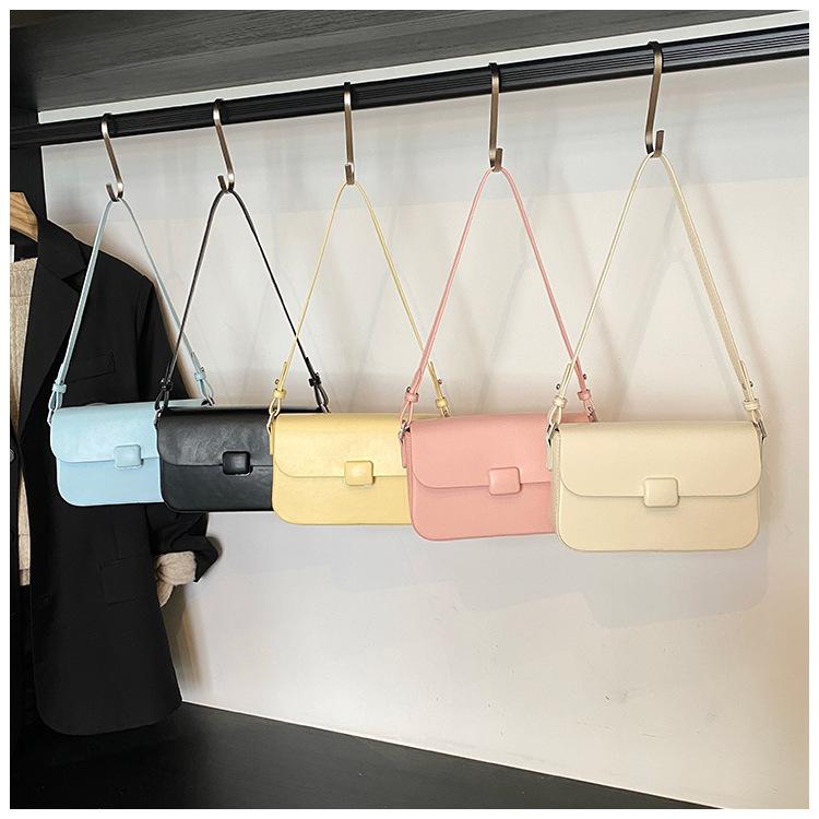 Super fire small bag women's summer versatile 2025 new fashion messenger bag Korean version casual shoulder armpit small square bag