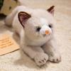 32см симуляция новая кукла кошка в положении лежа мягкая плюшевая игрушка мультяшный аниме милая подушка подушка для детского подарка на день рождения забавная кукла