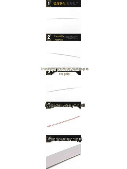 Peugeot 4008 Tailgate Trim & Rear Bumper Protector Sticker