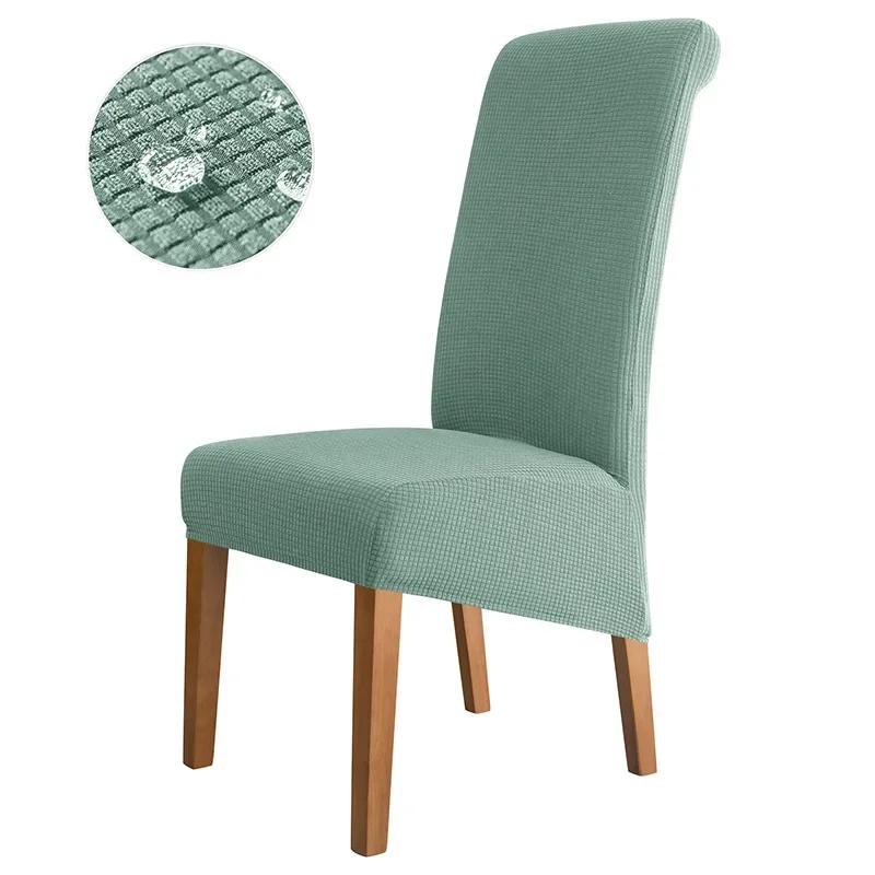 Чехлы для стульев больших размеров с высокой спинкой, большой кухонный стол, чехол для стула, регулируемое сиденье, чехол из спандекса для банкета, дома