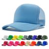 Five-piece Sponge Mesh Cap Printed Outdoor Travel Truck Driver Mesh Hat Sunscreen Baseball Hat