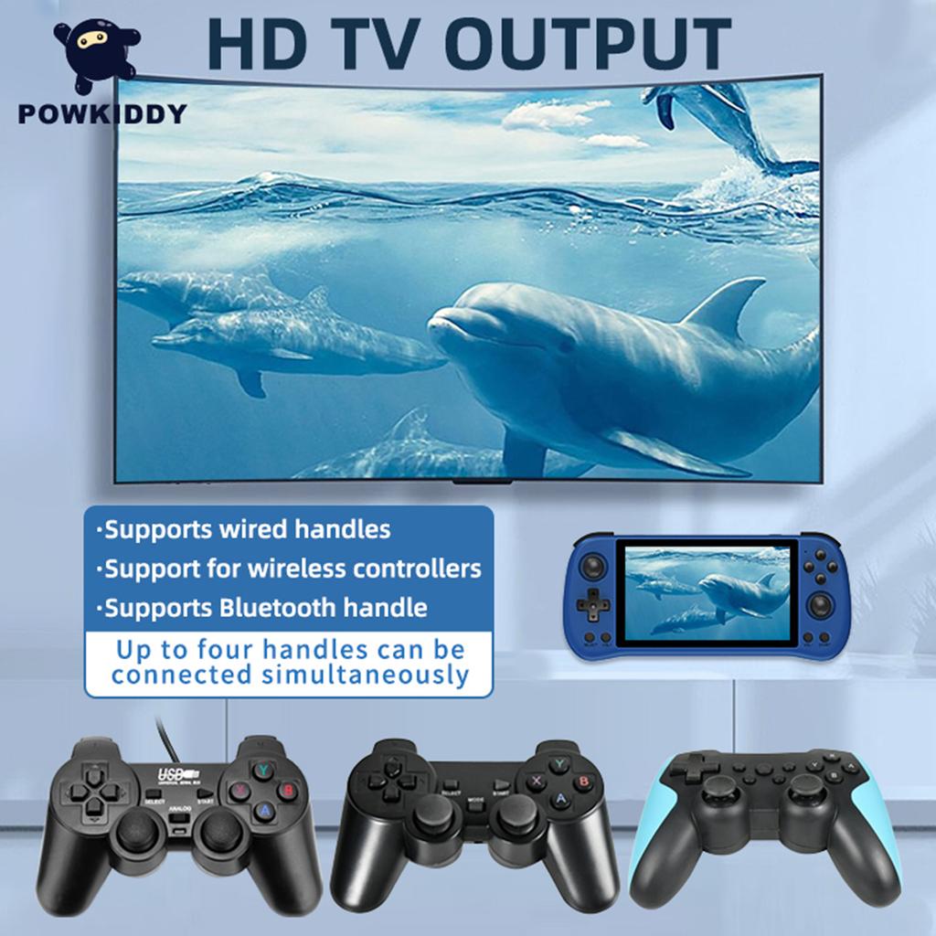 PowKiddy X55 Handheld Game Console Open-Source Portable Game Player 5.5-Inch IPS HD Screen HD TV