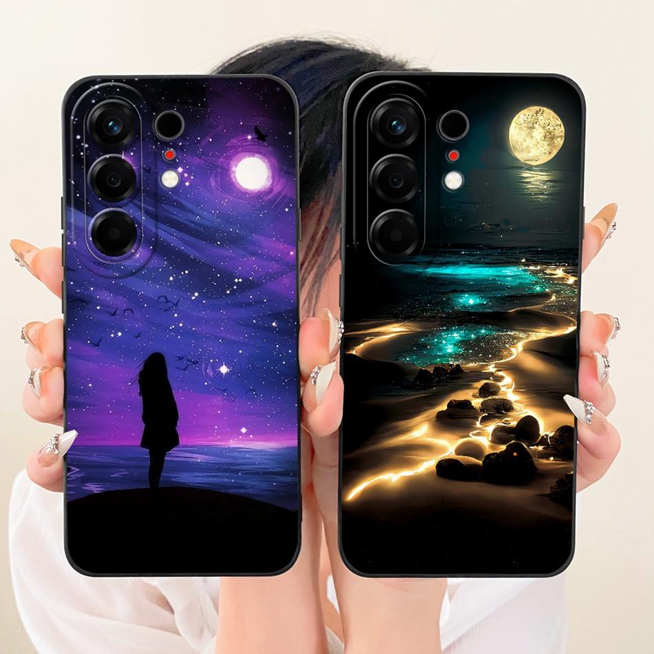 Для Tecnon Camon 50 Pro 4G CN5c 2026 Модный чехол для телефона с рисунком 'Пляж в сумерках' Для Tecno Camon 50Pro 4G Мягкий силиконовый чехол с бамперами