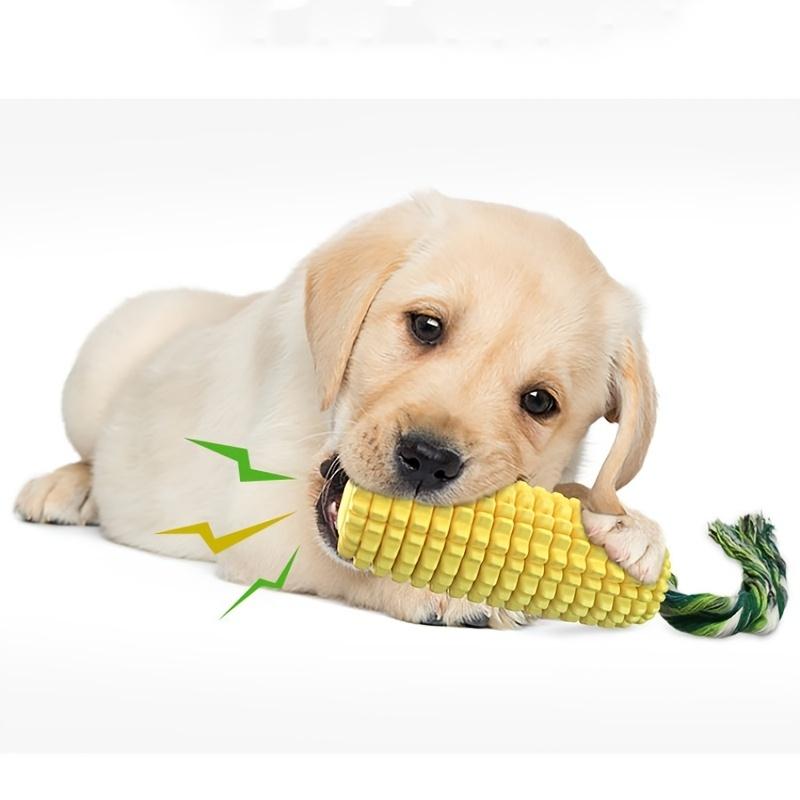 Прочные и безопасные интерактивные игрушки для жевания собак — идеальные инструменты для чистки зубов вашего питомца — натуральные зубные щетки в форме кукурузы