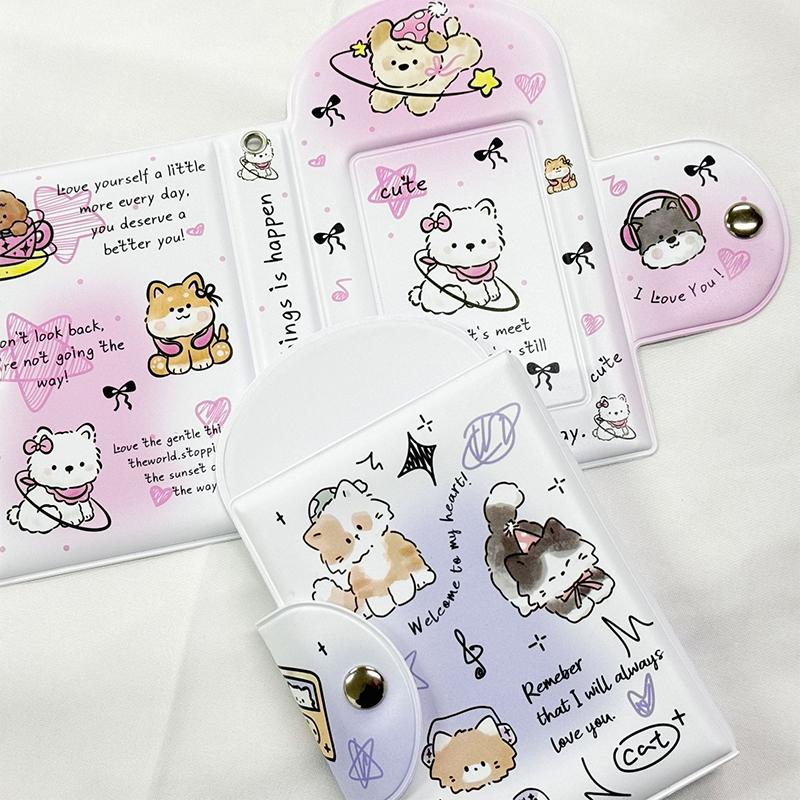 Милый фотоальбом 3-дюймовый держатель для фотокарт Idol Card Binder Collection Book 36 Pocket Book Альбом Чехол для хранения фотокарт