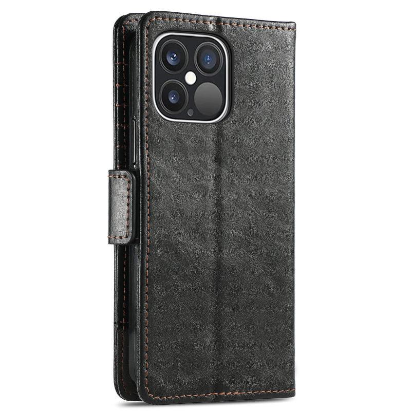 Folding Screen Flip Business Phone Case Phone Cover Compatible For 13 6.5/ 13 Pro/ 12 Pro Max/ 12/12