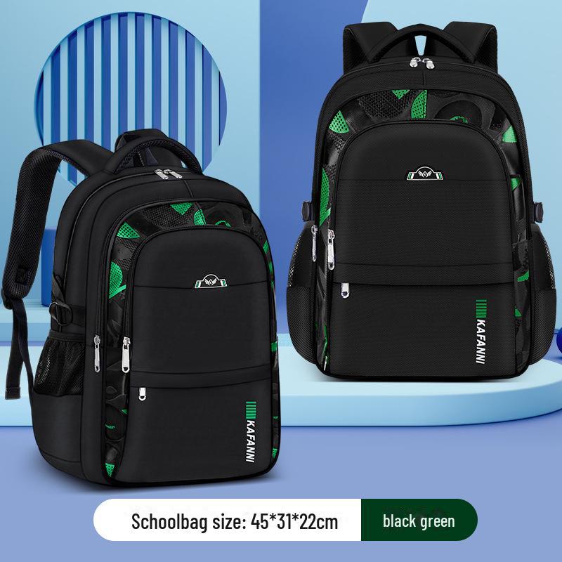 "2023 Stylish, Large Capacity, Spine-Supporting Backpacks for Boys In Grades 3-6 & Junior High"