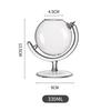 Transparent Wine Cup Creative Cold Drink Cup Drinkware Straw Cup  Juice