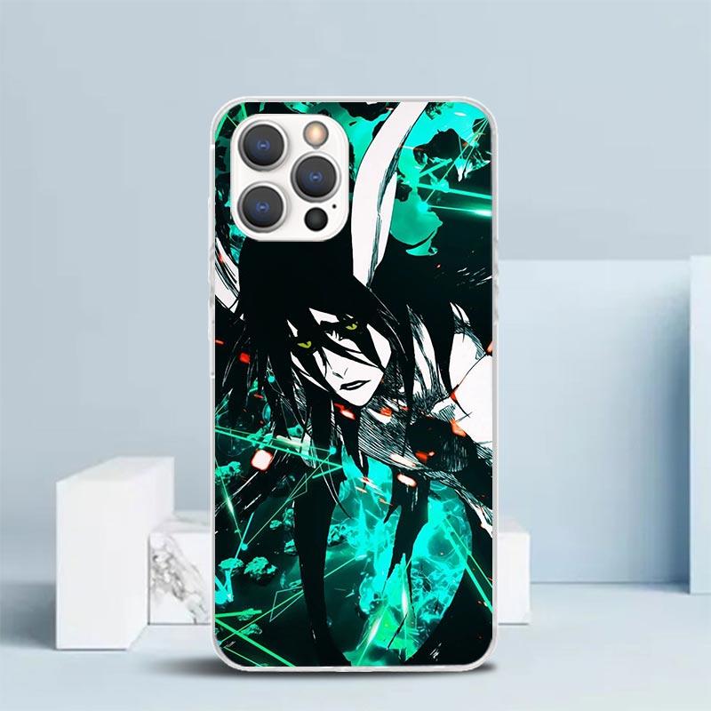 Bleach Улькиорра Сифер 4 Мягкий Чехол для iPhone 16 17 Air 15 14 Pro Max 16E Чехол для Телефона 13 Mini 12 11 7 SE 8 С рисунком Подходящий Cas