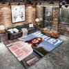 Lana Del Rey Fan Art Custom Name Carpet Rug For Living Room Bedroom Home Sofa Decoration Kids Play Nonslip Floor Mat