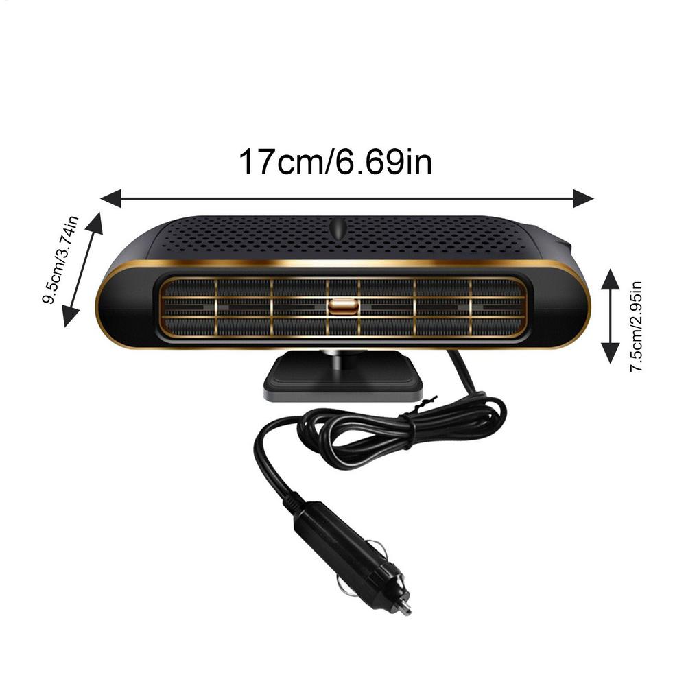 Car Heaters for Vehicle 12V Portable Car Air Heater Electric Defroster Warmer for Windscreen Dashboard Automotive Sedans SUV