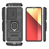 For Xiaomi Redmi Note 14S 4G Case PC + TPU Kickstand Phone Protector with Lens Cover