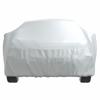 Full Silver Car Cover for Sedan with Buckle Straps Size M