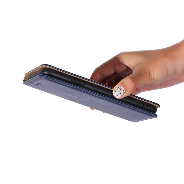 For Motorola Moto G Stylus 5G 2022 Pure Color Magnetic Leather Phone Case
