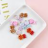 Colored Alloy Bow Heart Lollipop Pendant - DIY Jewelry Accessory