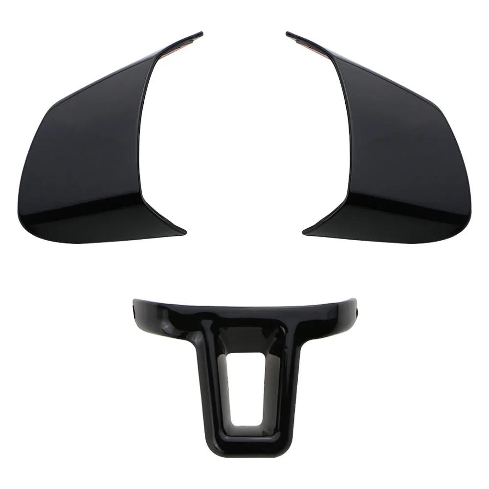 ABS Накладка на руль из углеволокна Защитная накладка для Volkswagen VW Polo 11-14 Golf 6 2009 - 13 Jetta Touran Bora Caddy Eos